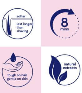 Hair Removal Lotion Sachet Sensitive
